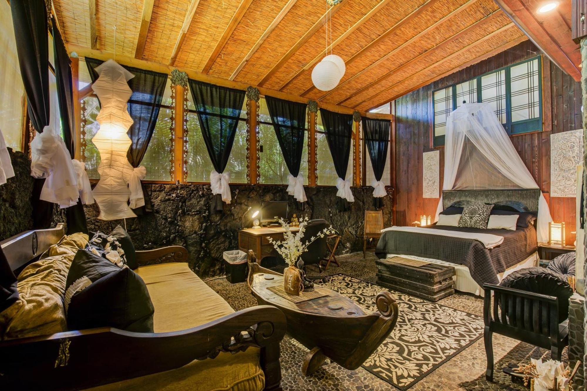 The Bali House And Cottage At Kehena Beach Hawaii Bilik gambar