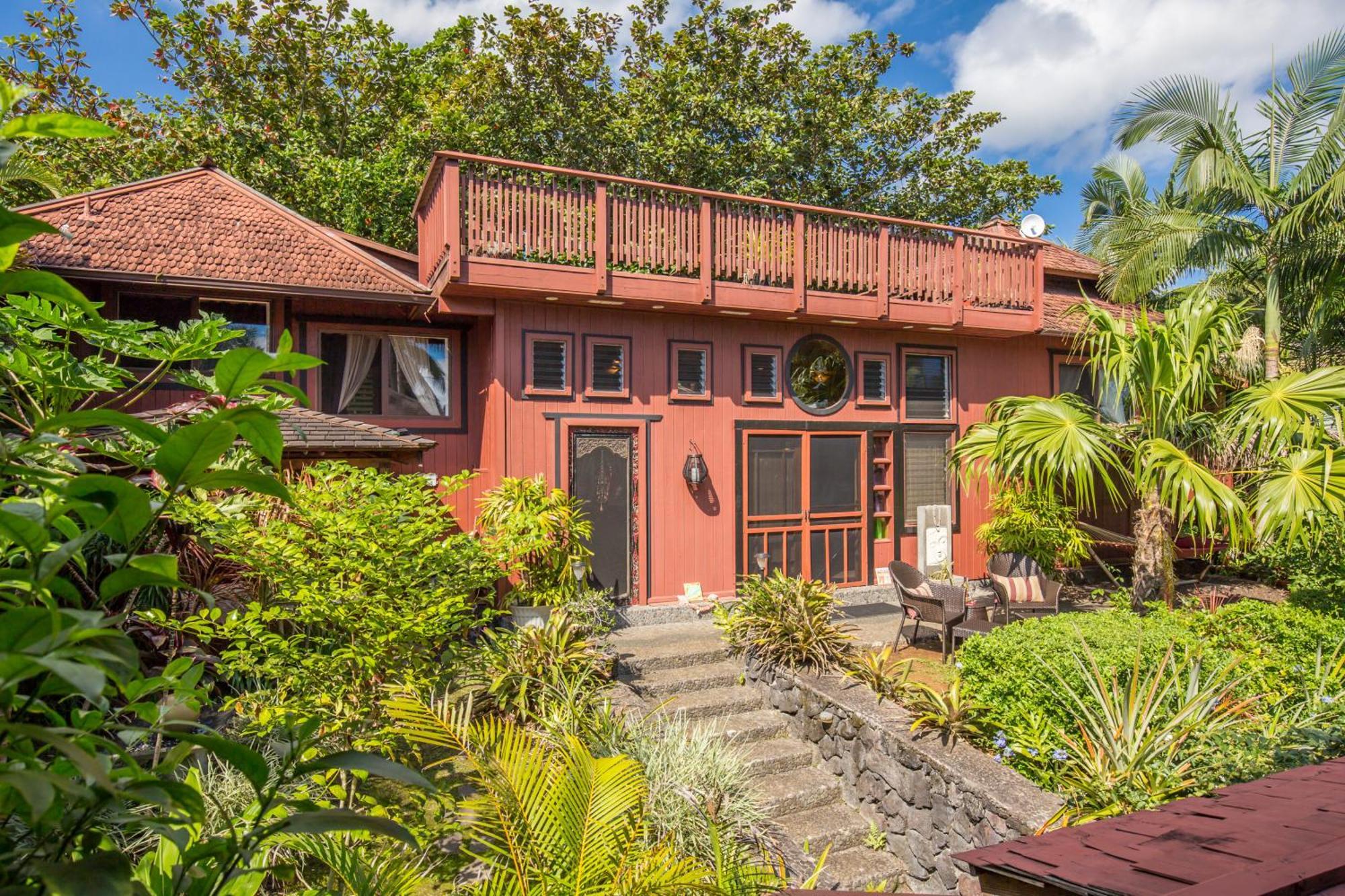 The Bali House And Cottage At Kehena Beach Hawaii Bilik gambar
